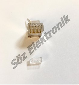 Resim Cat 7 Ez Rj45 Plug 1 Paket 25'Li 