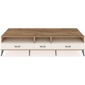 Resim Kronos Tv Ünitesi 3 Raflı 3 Çekmeceli 220x59x51 Çam-aytaşı Aytası/aytası - Atlas Çam 