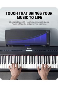 Resim Hepta Collection DEP-20 Dijital Piyano (Siyah) 