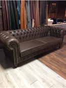 Resim 3A Mobilya New Brown Nubuk Chesterfield 
