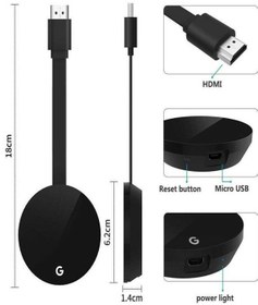 Resim TahTicMer Apple Iphone 7 Plus Uyumlu Kablosuz Hd Görüntü Ve Ses Aktarıcı Bluetoothlu Hdmı Kablo 