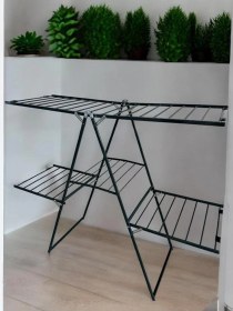 Resim Akıllıelma - Perilla 57061 Exclusive İki Katlı Çamaşır Kurutmalık siyah 