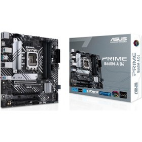 Resim Prime B660M-A D4 Intel B660 Soket 1700 DDR4 5333(OC)MHz mATX Gaming (Oyuncu) Anakart 