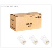 Resim FRISBY FNW-RJ4520N CAT6 RJ45 A.UÇLU 100'lü KONEKTÖR 