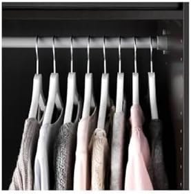 Resim Bumerang Elbise Giysi Askısı - Beyaz Askı 8 Li Paket 