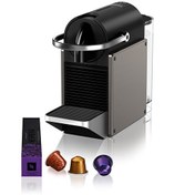 Resim Nespresso C62 Pixie Titan Kahve Makinesi-Gri 