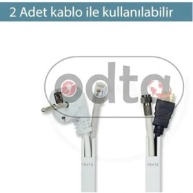 Resim Renklimestore 4 Metre (16X16MM) | Kendinden Yapışkanlı Kablo Kanalı | 4m (10 Adet x 40CM) | Kablo Gizleyici 