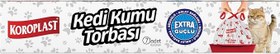 Resim Büzgülü Kedi Kumu Poşeti 7'li Set, 82x50 cm Extra Güçlü Büzgülü Kolay Bağlama, Pratik Sızdırmaz Kullan-At Torbası, Kedi Tuvalet Kabına Uygun, Hijyenik Temizlik Sağlayan Kedi Kumu Torbası 