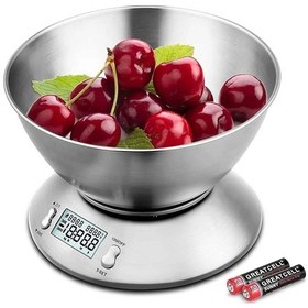 Resim Universal Lcd Ekran Elektronik Dijital Mutfak Terazisi İnox Hassas Mutfak Tartısı 