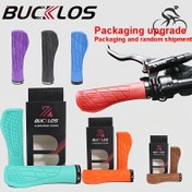 Resim BUCKLOS Şok Emici Kauçuk Bisiklet Gidon Sapları - Kilitlenebilir MTB Manşetler, Geliştirilmiş Kontrol için Rahat Dokulu Yüzey, Çoklu Renkler (Siyah, Kırmızı, Kahverengi, Mavi, Mor, Turuncu, Gri), Bisiklet Sapları 