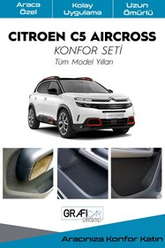 Resim GRAFİCAR Citroen C5 Aircross Konfor Seti - Iç Trim Kumaş Kadife Kaplama - Ses Izolasyon Amaçlı Ürün 