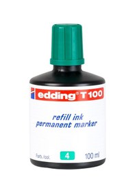 Resim Edding T100 Permanent Kalem Mürekkebi 100 Ml - Yeşil 