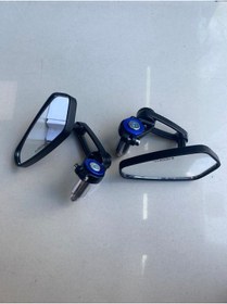 Resim ESPADA Motosiklet Gidon Aynası Mavi Mavi Cam 