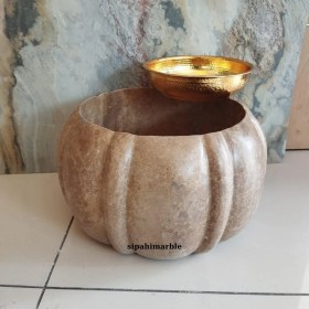 Resim Noche Traverten Kavuk Model Mini Kurna 