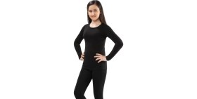 Resim Bonbonetti Chocolate Baby&Kids Çocuk Termal İçlik Takımı Siyah Pamuklu Malzeme ile Konforlu Kullanım Sağlar 