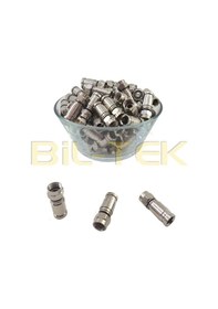 Resim Rg6 Sıkmalı F Konnektör - 20 Adet 
