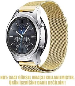 Resim Microsonic Huawei Watch GT Runner Milanese Loop Kordon Gold 