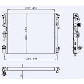 Resim Radyatör Renault Kangoo/Clio 504647918 