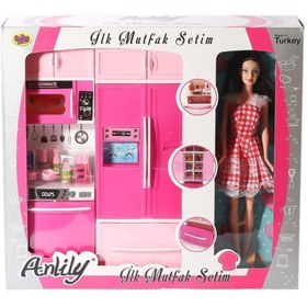 Resim Svoria Store 02318 Anlily Bebekli Mutfak Dolabı Oyun Seti 