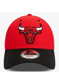 Resim New Era Nba Side Patch 9forty Chicago Bulls Unisex Şapka Kırmızı Kırmızı 
