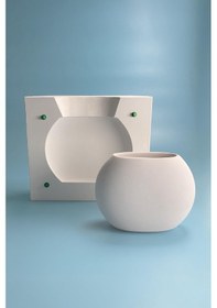 Resim Yatay Vazo - Alçı Kalıp 