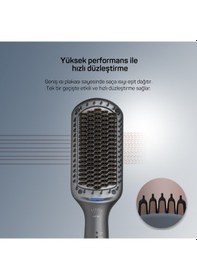 Resim Arzum AR5071 Trendcare Saç Düzleştirici Fırça Antrasit 