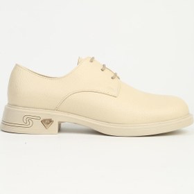 Resim Pierre Cardin Kadın Bej Oxford Ayakkabı PC-55225 