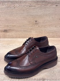 Resim Pierre Cardin Bağcıklı Eva Taban Ultra Hafif Hakiki Deri Klasik Oxford Ayakkabı 