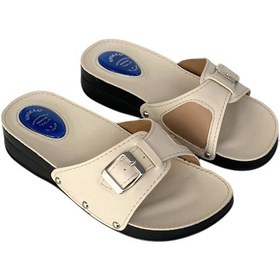 Resim Hp400 Ortopedik Halluks Ve Topuk Dikeni Terliği Kemik Çıkıntısı Günlük Kadın Terlik Bej 