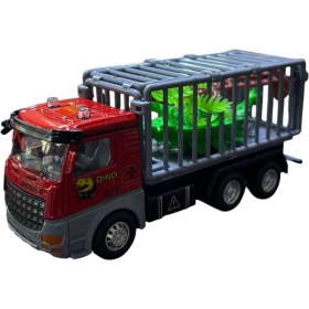 Resim Metal Çek Bırak Dinozorlu Taşıma Kamyonu 