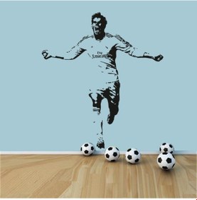 Resim Futbolcu Bale Duvar Sticker 