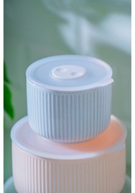 Resim Acar Pure Carmen 3 Lü Vakumlu Saklama Kabı Renkli 