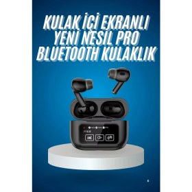 Resim S'82 2025 Model Bluetooth Kulaklık Dokunmatik Ekran Yüksek Ses Kalitesi 