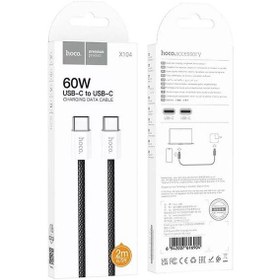 Resim Hoco X104 60w Type-c To Type-c Hızlı Data Ve Şarj Kablosu 1m 