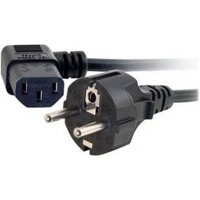 Resim Koodmax 5 Adet C13 Power Kablo Güç Elektrik Kablosu 90 Derece L Tip Sağ Açılı - 1.8 Mt 