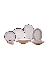 Resim Maxx Doria Star Piano 12 Kişilik 58 Parça Yemek Takımı Pa2026 