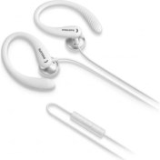 Resim Philips TAA1105 Kablolu Mikrofonlu Kulak Içi Spor Kulaklık Beyaz 