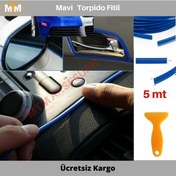 Resim Carub Mavi Torpido Fitil 5Mt 