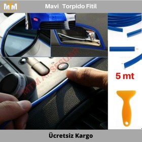 Resim Carub Mavi Torpido Fitil 5Mt 