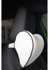 Resim Araba Ortopedik Boyun Yastığı Oto Boyun Yastığı Visco Araç Boyun Yastığı 