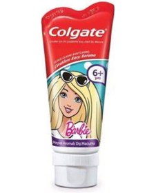 Resim Colgate Barbie Meyve Aromalı Çürüklere Karşı Kuruma Çocuk Diş Macunu 75 ML 