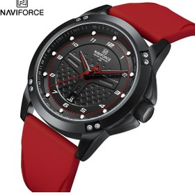 Resim Naviforce Erkek Kol Lastik Bant Spor Ordu Kuvars Erkek Saat Üst Marka Lüks Su Geçirmez 