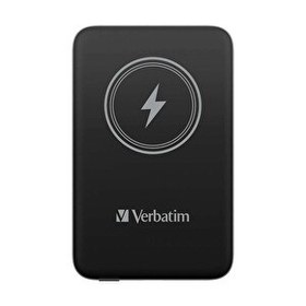 Resim Verbatim MCP-10BK 10000 MAh With USB-C 15W Magnetic Wireless Powerbank Siyah 