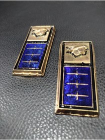 Resim SS Oto Etiketçilere Nostaljik Özel Sarı Metal Döküm Direk Arması 2 Adet(KIRMIZI,MAVİ,SARI) 