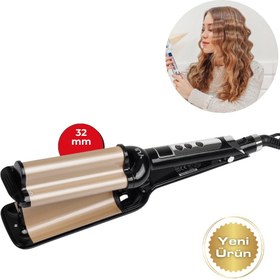 Resim Yui KB309 32 mm Saç Şekillendirici Derin Wag Maşa 