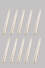 Resim Fahrettin Küçük Montessori Oyuncak Dolabı Rayı 10 Adet Saklama Kutusu Rayı 28 Cm Beyaz 