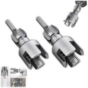 Resim Fortunelane 2 Adet Boru İç Dış Dişli Açıcı Seti, 1/2 + 3/4 İnç, Pratik Set 