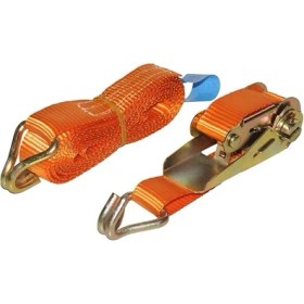 Resim Safeset Sg-27 25MM 1 Inç Spanzet 4 mt 400-800 kg Kaldırma 6 mm Çift J Kanca 1.1 Yük Gerdirme Halatı 