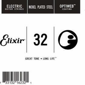 Resim Elixir 16232 Optiweb SGL Tek Elektro Gitar Teli (32) 