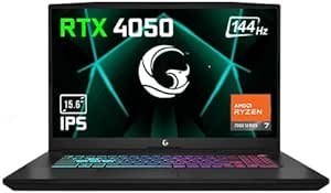 Resim Game Garaj Slayer R5-4050 C1 R5-7535HS 16GB 500GB SSD RTX4050 15.6" FHD IPS 144Hz DOS + ÇANTA Hediyeli 